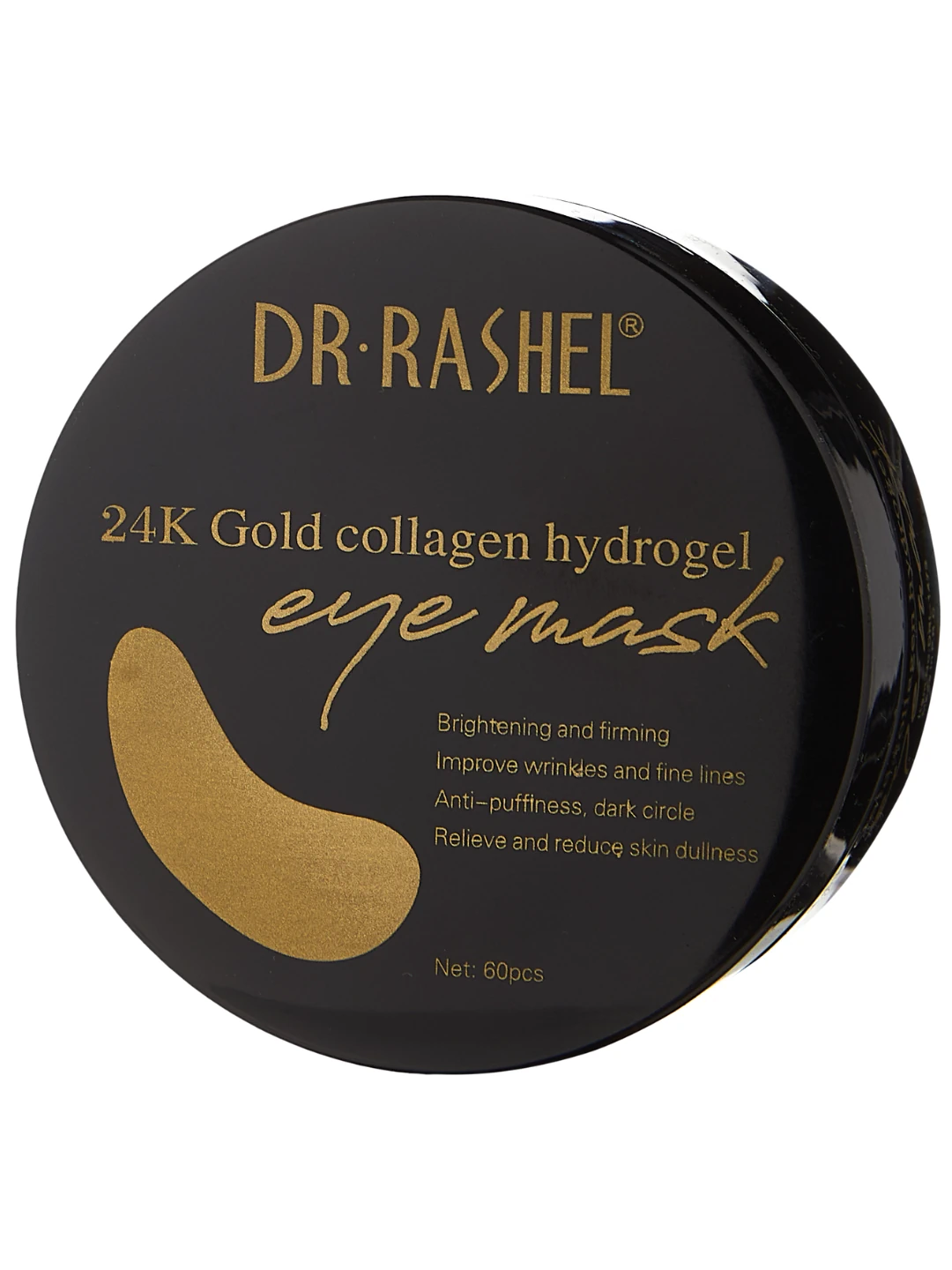 Гидрогелевые патчи для глаз с золотом и коллагеном, Dr. Rashel 24k Gold Collagen Hydrogel Eye Mask, 60 шт