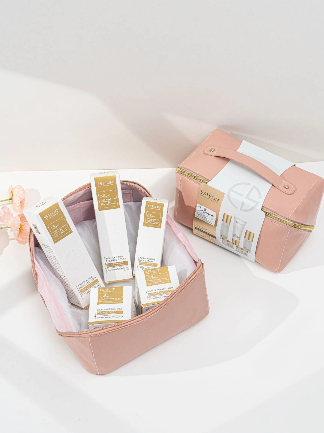 Набор для упругости и плотности кожи Estelin Bouncy & Firm Collagen Skin Care Set, 5 шт