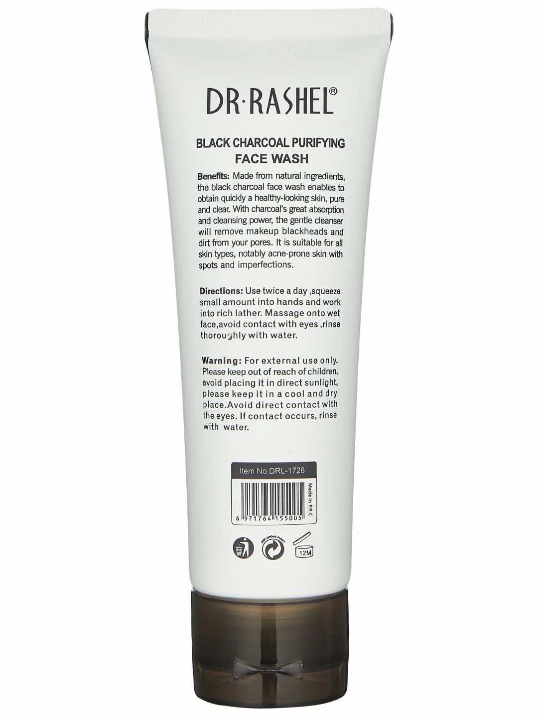 Очищающая пенка для умывания с бамбуковым углём Dr. Rashel Bamboo Charcoal Purifying Face Wash, 100 g