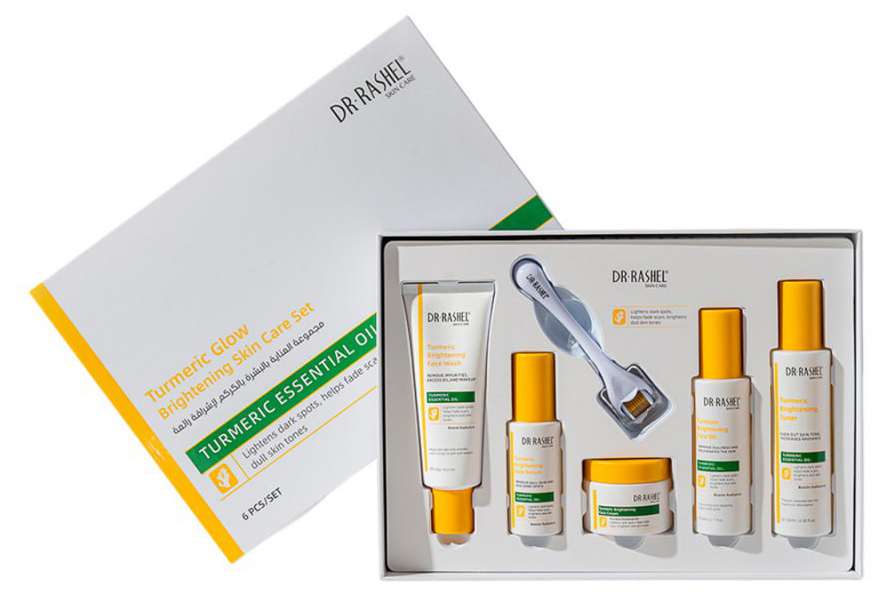 Осветляющий и сияющий набор с куркумой — Dr. Rashel Turmeric Glow Brightening Skin Care Set