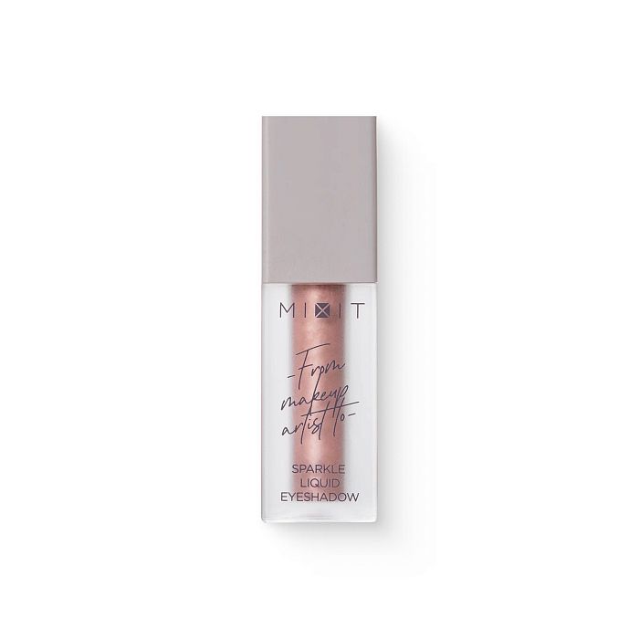 Сияющие жидкие тени для век MIXIT Make Up Sparkle Liquid Eyeshadow, 01 (3,8г)