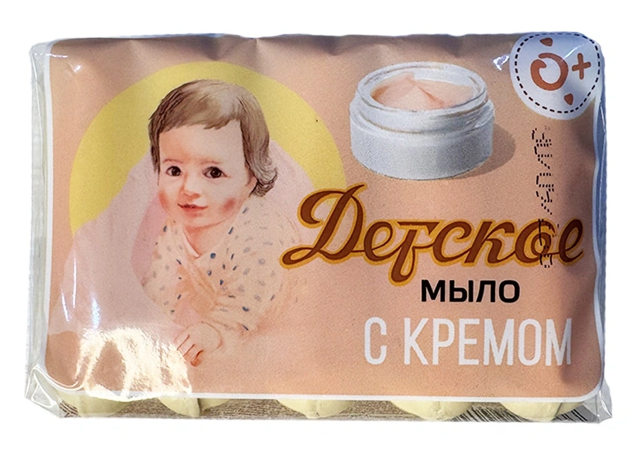 Туалетное мыло ДЕТСКОЕ С кремом 90г