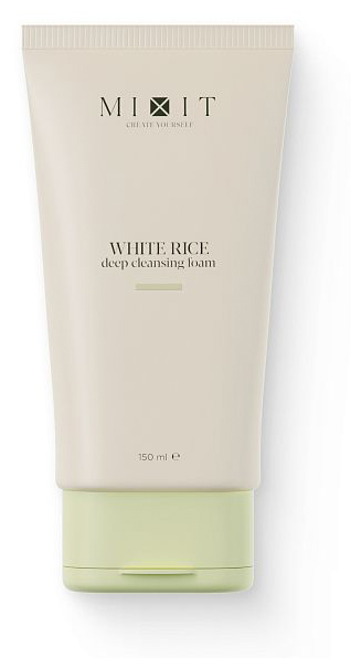 Пенка для глубокого очищения лица c экстрактом риса MIXIT White Rice Deep Cleansing Foam 150мл