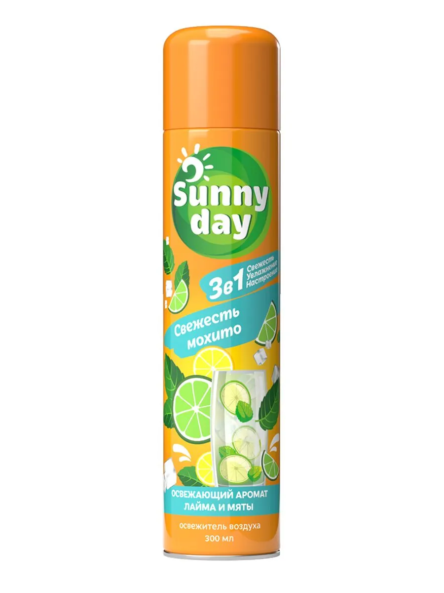 Освежитель воздуха Sunny Day Свежесть мохито 300мл