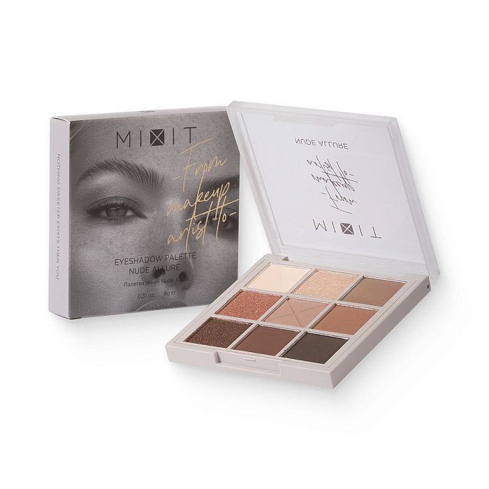 Палетка теней Nude Allurе, 10 г
