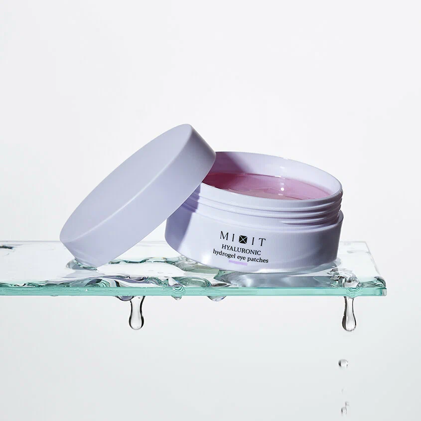 Гидрогелевые патчи с гиуалуроновой кислотой MIXIT Hyaluronic hydrogel eye patches 60шт