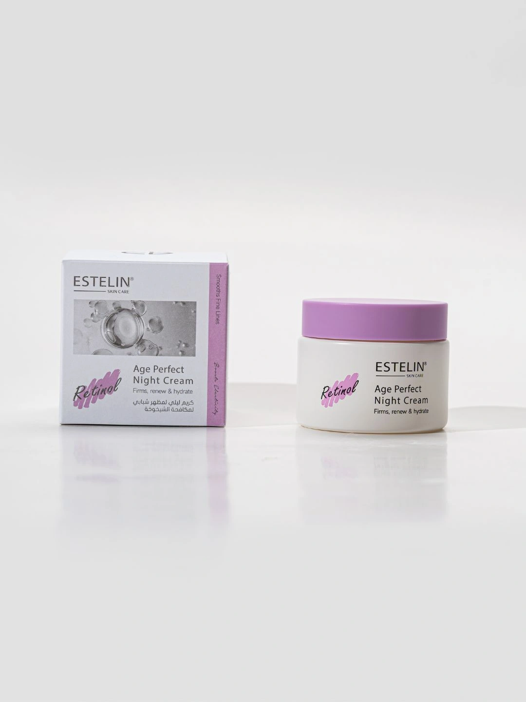 Антивозрастной ночной крем для лица с ретинолом, Estelin Retinol Age Perfect Night Cream, 50 г