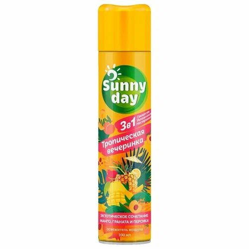 Освежитель воздуха Sunny Day Тропическая вечеринка 300 см3