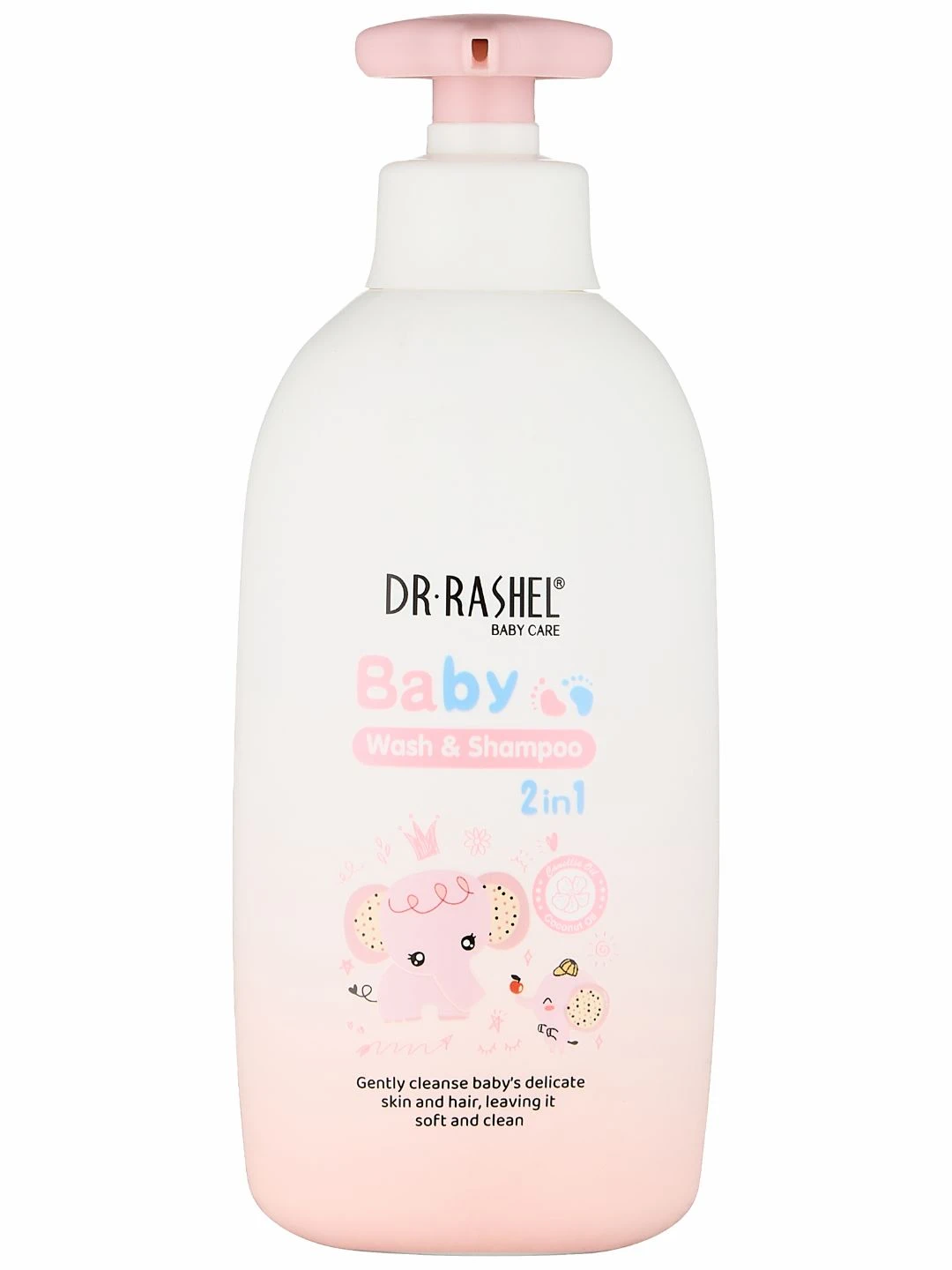 Детское мыло и шампунь 2 в 1 Dr. Rashel Baby 2-in-1 Wash & Shampoo, 500 мл
