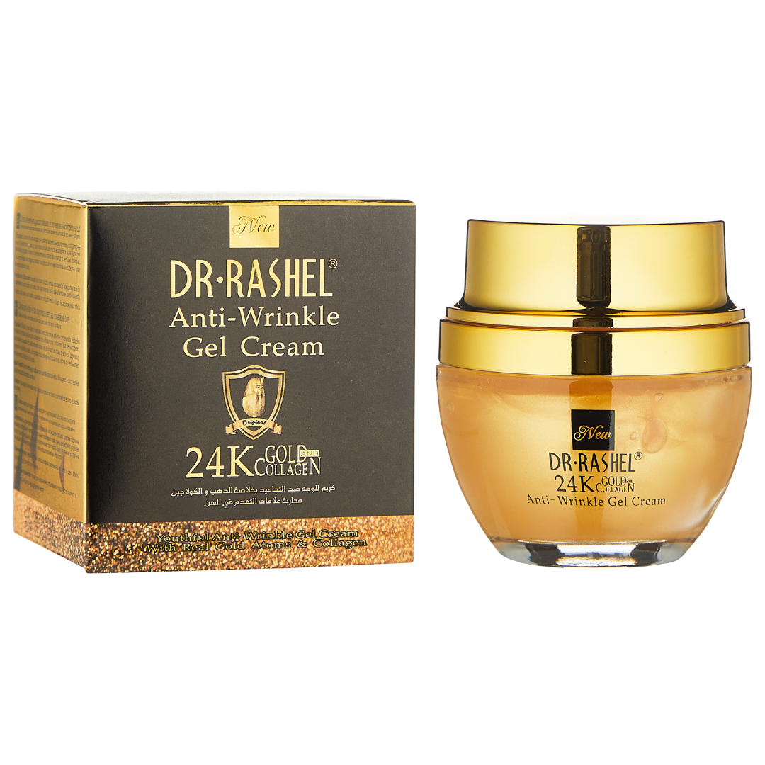 Гель-крем против морщин с коллагеном и частицами золота, Dr. Rashel 24K Gold Collagen Anti-Wrinkle Gel Cream, 80 мл 