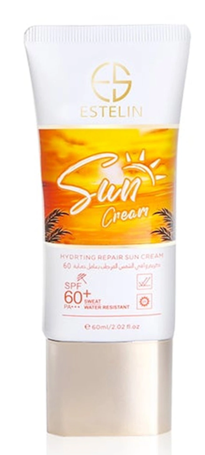 Восстанавливающий увлажняющий солнцезащитный крем Estelin Hydrating Repair Sun Cream SPF60, 60 g