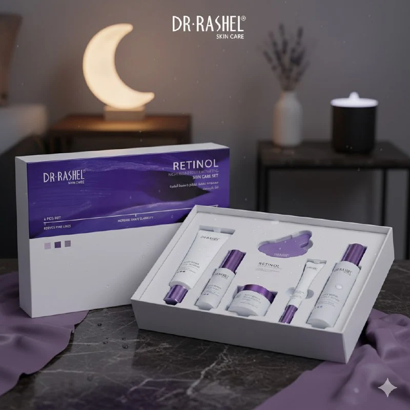 Омолаживающий ночной набор с ретинолом — Dr. Rashel Retinol Night Repair Youth-Activating Skin Care Set|6 pcs