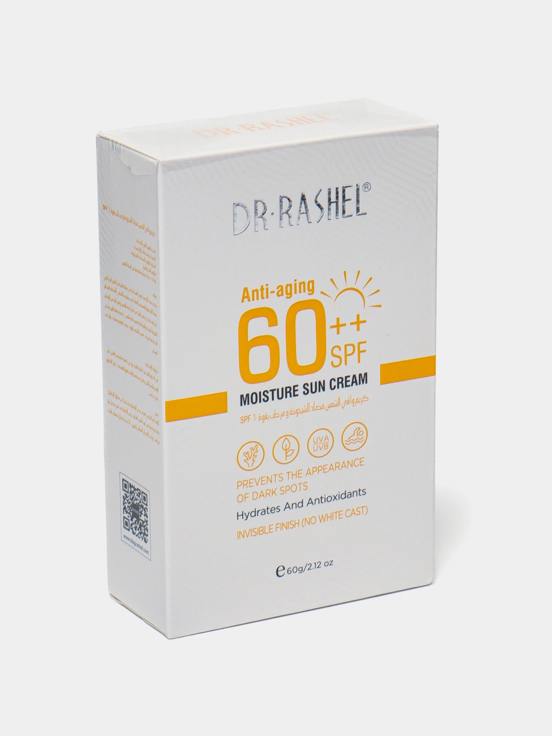 Антивозрастной и увлажняющий солнцезащитный крем Dr. Rashel Anti-Aging & Moisture Sun Cream SPF60++, 60 g