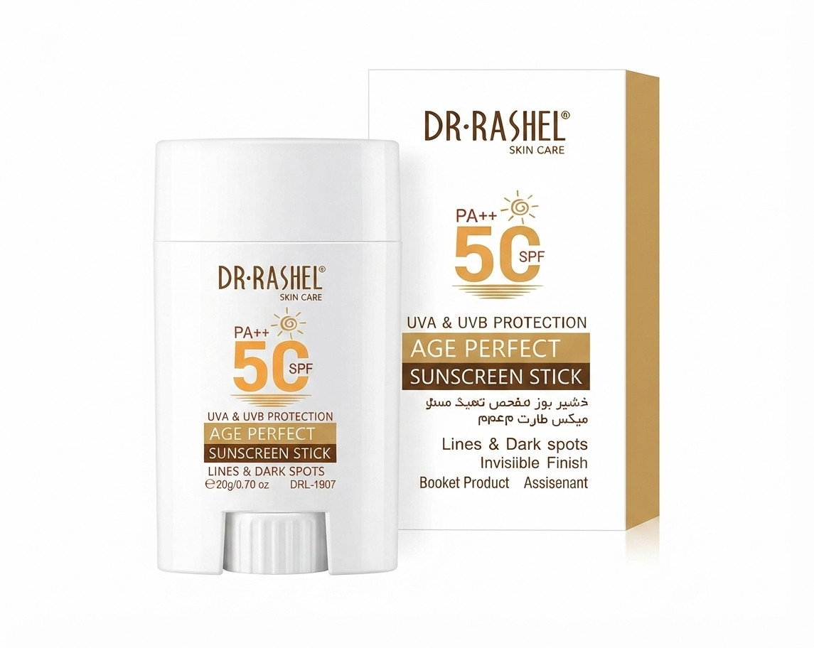  Антивозрастной солнцезащитный стик Dr. Rashel Age Perfect Sunscreen Stick SPF50, 20 g