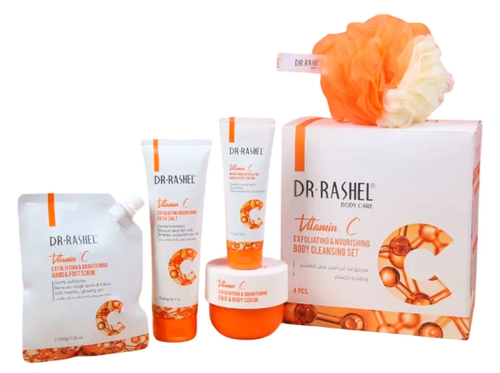 Набор Dr. Rashel Vitamin C Exfoliating & Nourishing Body Cleansing Set 4pcs/set