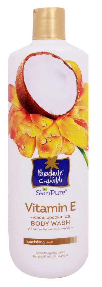 Гель для душа PARA SKINPURE VITAMIN E & VIRGIN COCONUT OIL BODY WASH 400ML