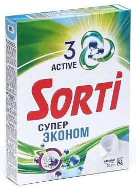 Стиральный порошок СМС SORTI Супер Эконом 350г т/у