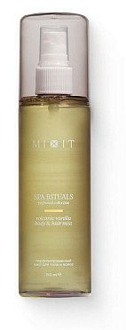 Парфюмированный мист для тела и волос с ароматом ванили MIXIT Spa Rituals volcanic vanilla body & hair mist 150мл