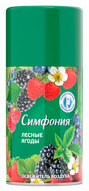 Авт. освежитель воздуха Симфония Лесные ягоды 250мл(сменный баллон) RD