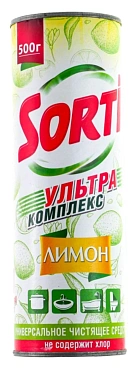 Универсальное чистящее средство СЧС SORTI Лимон 500г