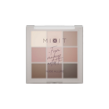 Палетка теней Nude Allurе, 10 г