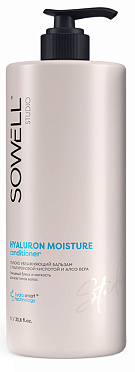 Глубоко увлажняющий бальзам для волос SOWELL HYALURON MOISTURE, 1л