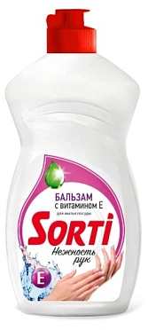 Средство для посуды ЖМС - SORTI Бальзам с витамином Е 450г