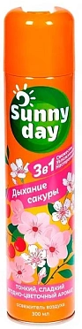 Освежитель воздуха Sunny Day Дыхание сакуры, 300 мл