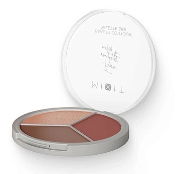Палетка для скульптурирования лица MIXIT Make Up Beauty Contour Palette 3in1, 02 11г