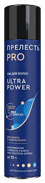 Лак д/волос Прелесть Professional ULTRA POWER ЭСФ 300 см3